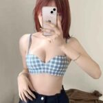 check-design-bra-panty-set-model-wear-pakistan