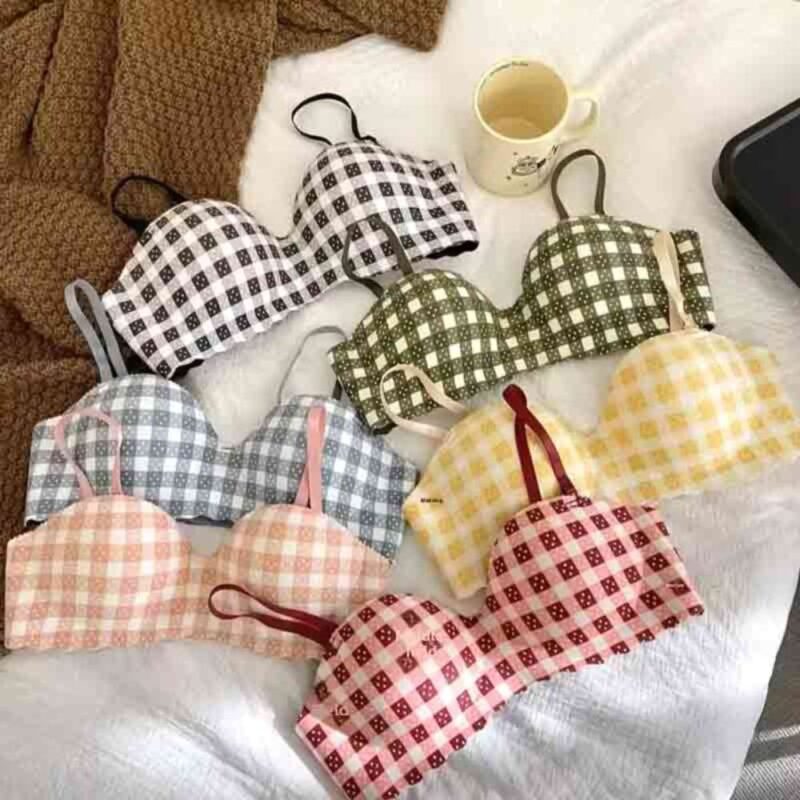 check bra panty set for women multicolor comfortable lingerie Pakistan