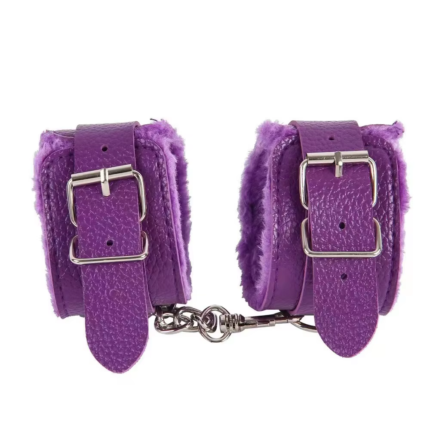 Purple wrist cuffs accessory included in 10 PCS Purple BDSM Kit in Pakistan