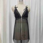 Black Lace Babydoll Night Dress in Pakistan Product Display